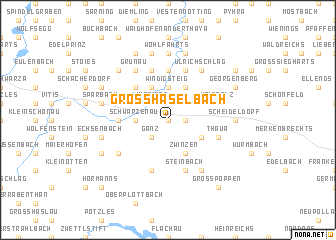 map of Grosshaselbach