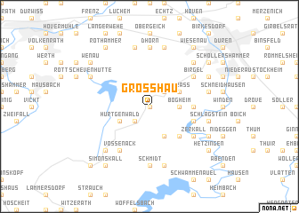 map of Großhau