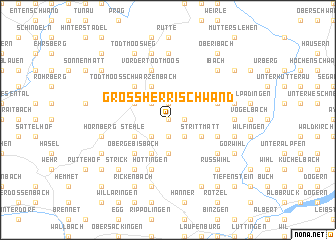 map of Großherrischwand