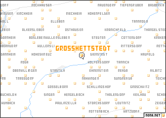 map of Großhettstedt