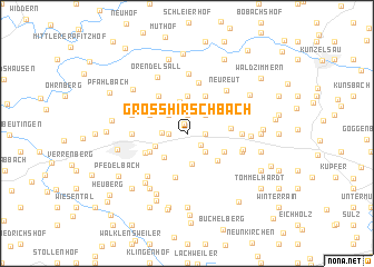map of Großhirschbach