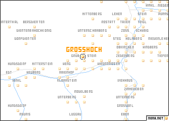 map of Großhöch