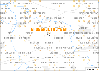 map of Großholthuysen