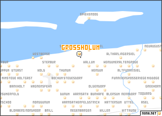 map of Groß Holum