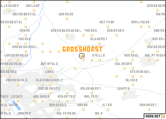 map of Großhorst