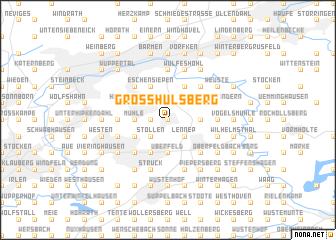 map of Großhülsberg