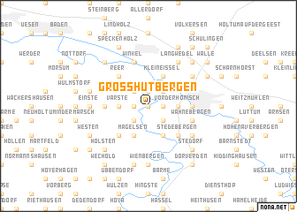 map of Groß Hutbergen