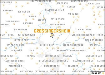 map of Großingersheim