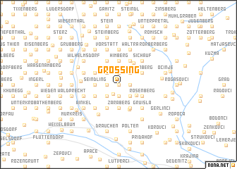 map of Grössing