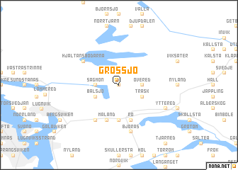 map of Grössjö