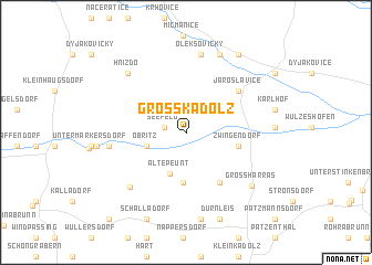 map of Großkadolz