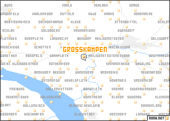 map of Groß Kampen