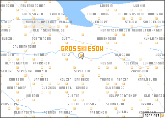 map of Groß Kiesow