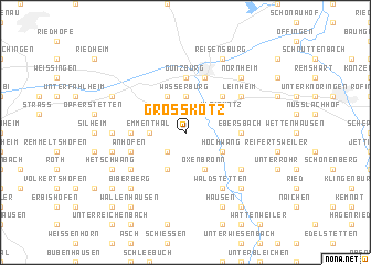 map of Großkötz