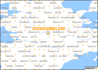 map of Groß Kubbelkow