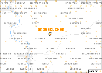 map of Großkuchen