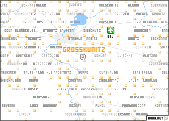 map of Groß Kunitz