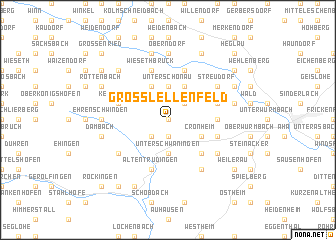 map of Großlellenfeld