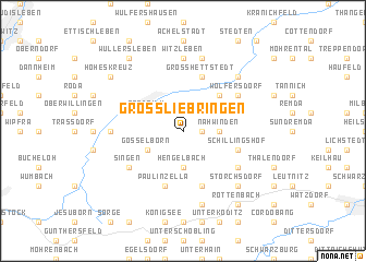 map of Großliebringen