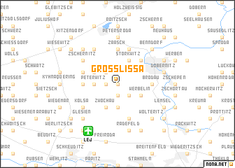 map of Groß Lissa