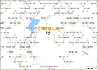 map of Groß Luja