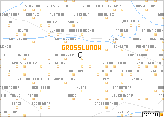 map of Groß Lunow