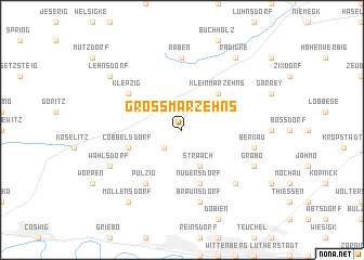 map of Groß Marzehns