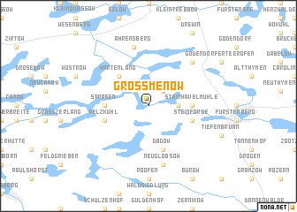 map of Groß Menow