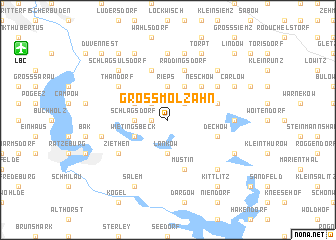 map of Groß Molzahn