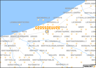 map of Grossoeuvre