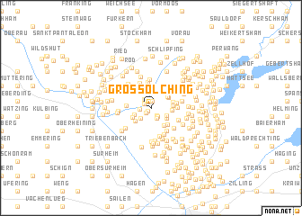 map of Großolching