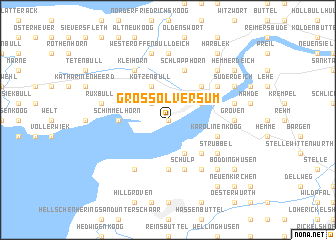 map of Groß Olversum