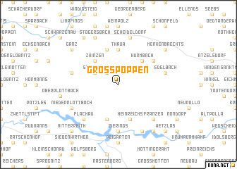 map of Grosspoppen