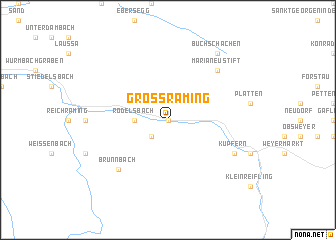 map of Grossraming