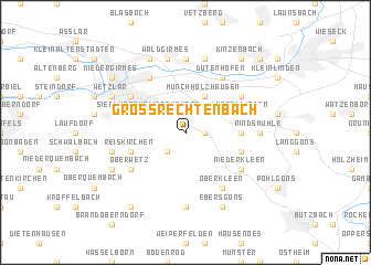 map of Großrechtenbach