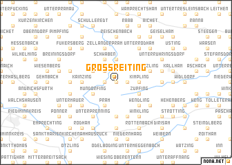 map of Grossreiting