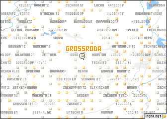 map of Großröda