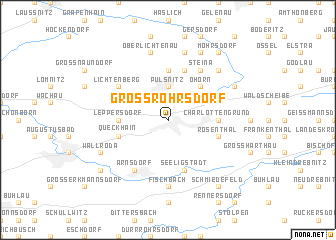 map of Großröhrsdorf