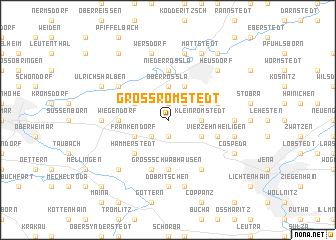 map of Großromstedt