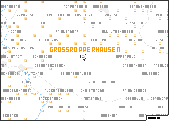 map of Großropperhausen