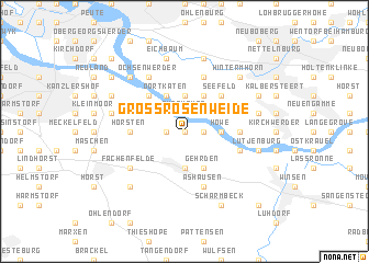 map of Groß Rosenweide