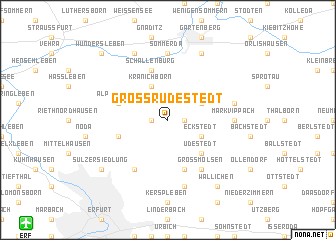 map of Großrudestedt