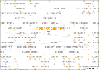 map of Großsander