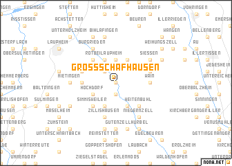 map of Großschafhausen