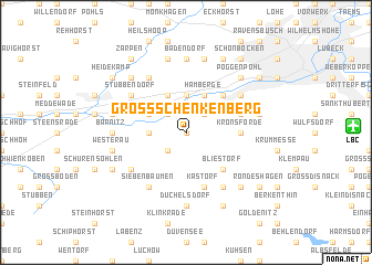 map of Groß Schenkenberg