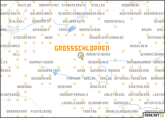 map of Großschloppen