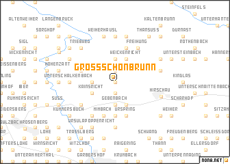 map of Großschönbrunn