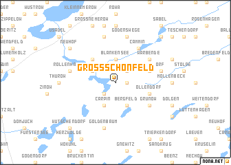 map of Groß Schönfeld