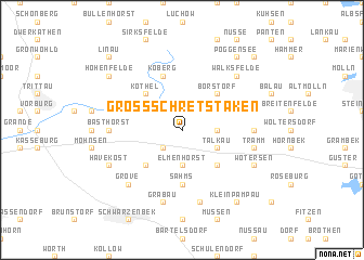 map of Groß Schretstaken