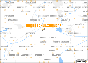 map of Groß Schulzendorf